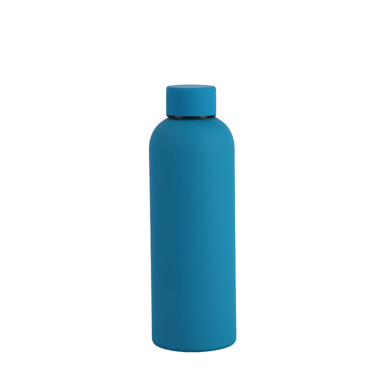 Gourde acier inoxydable bleu