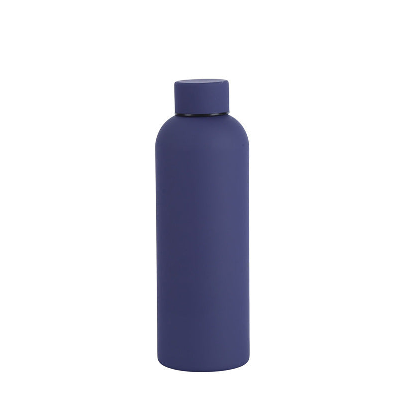 Gourde acier inoxydable bleu foncé