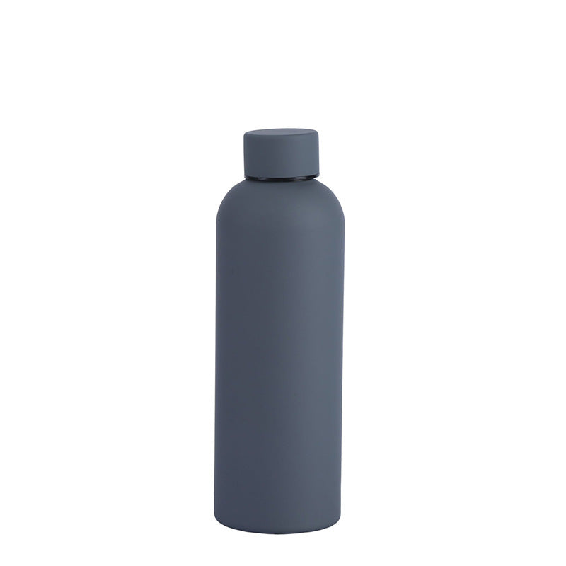 Gourde acier inoxydable gris