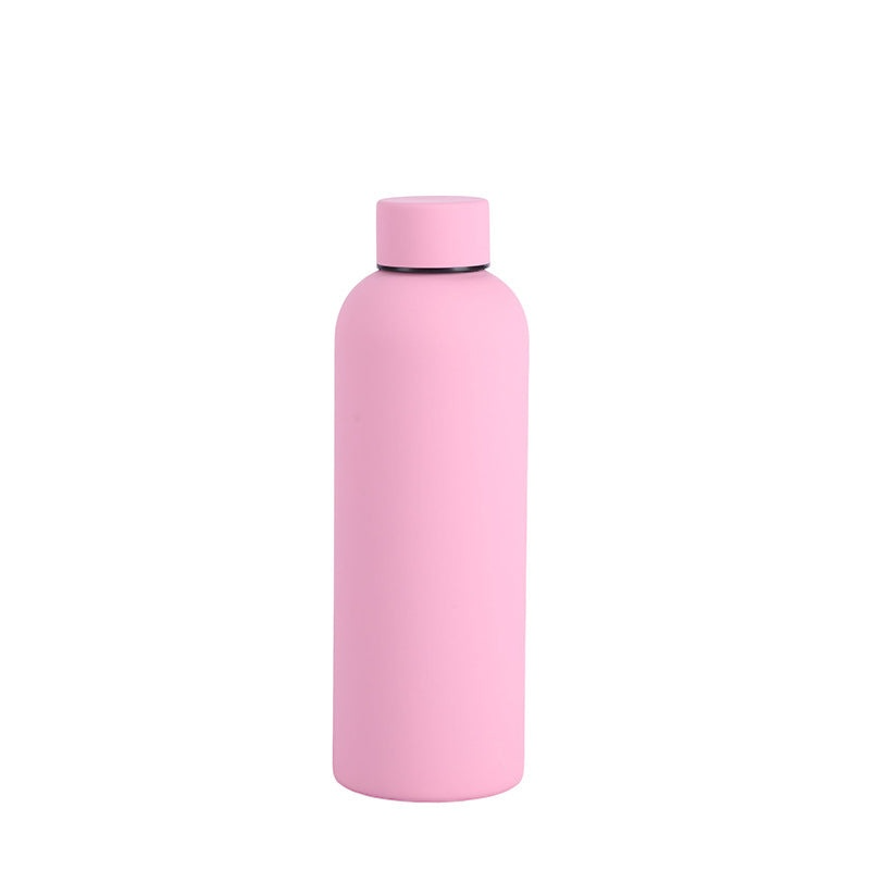 Gourde acier inoxydable rose