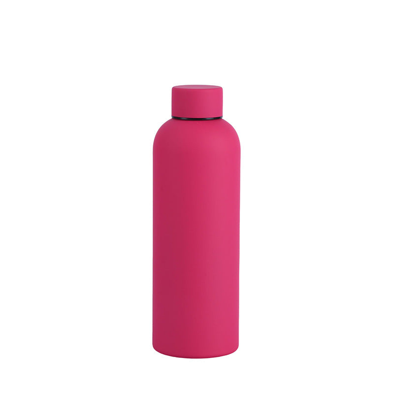 Gourde acier inoxydable rose foncé