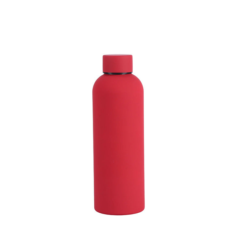 Gourde acier inoxydable rouge